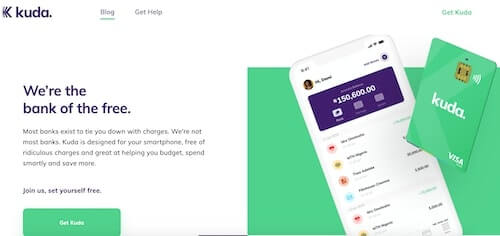 online savings platforms in Nigeria - kuda bank