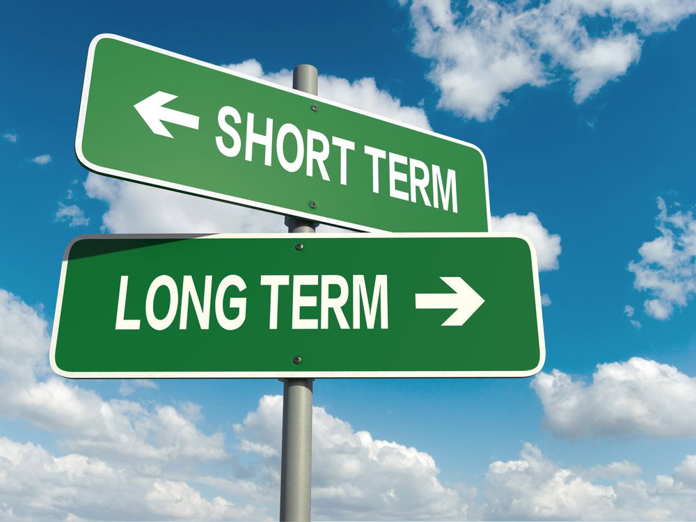 short-term investments or long-term investments