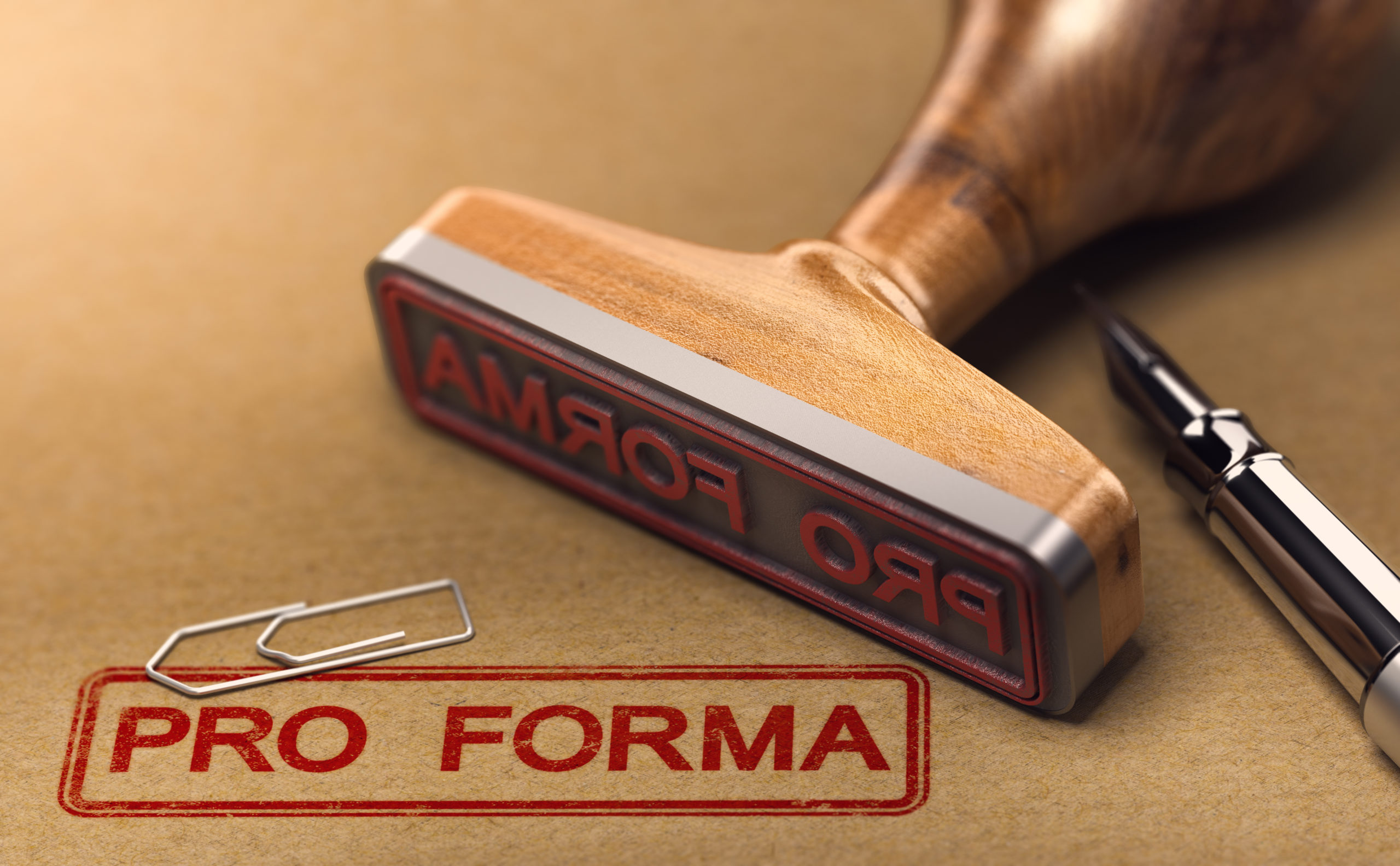 Proforma invoice vs standard invoice investsmall
