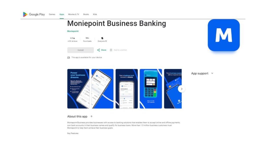 Moniepoint mobile app